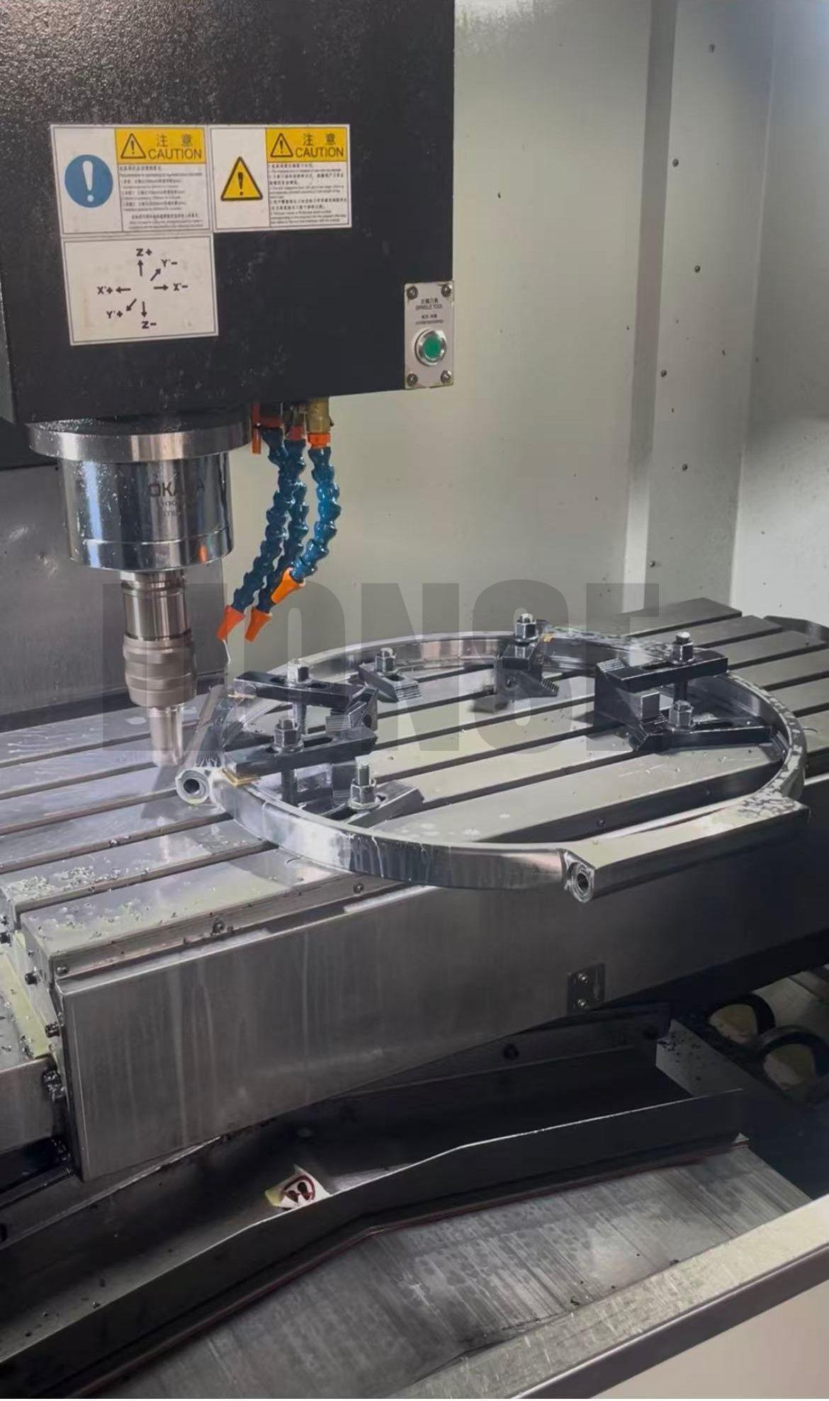 Запірне кільце з нержавіючої сталі з великим отвором і кількома канавками Спеціальні вушка